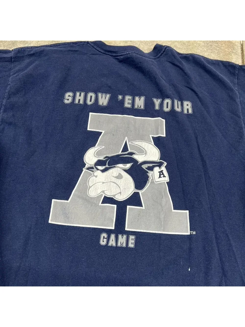 vintage utah state university aggies navy collegiate shirt size xl